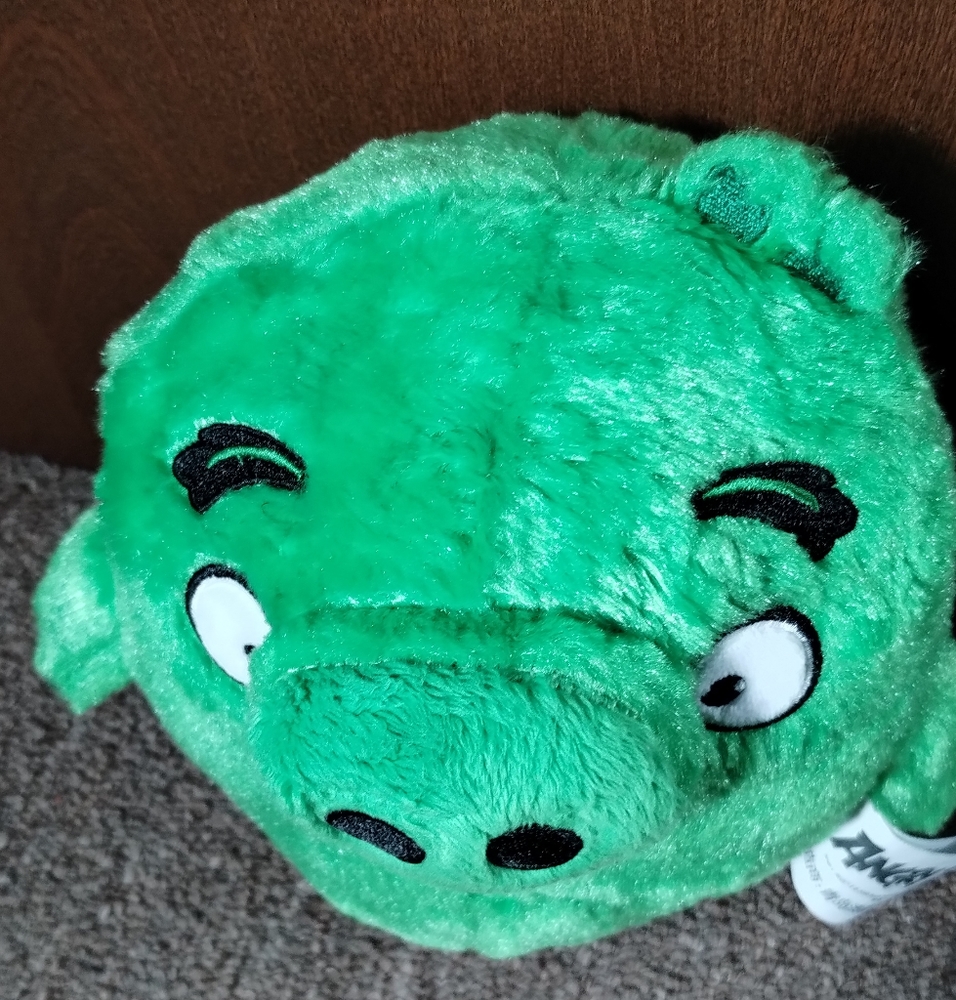 Angry Birds Earl Pig Green Plush 8" Soft Toy Stuffed Animal - Picture 4 of 10